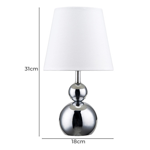 Stainless steel deals bedside lamps